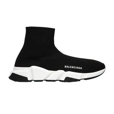 Pre-owned Balenciaga Speed Sneaker 'black White' 2018 | Men's Size 44