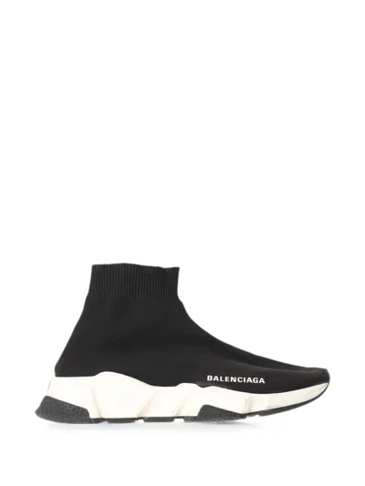Pre-owned Balenciaga Speed Sneakers In 黑色