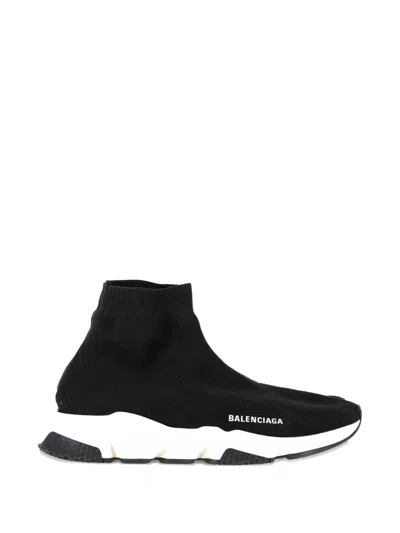 Pre-owned Balenciaga Speed Sneakers In Black