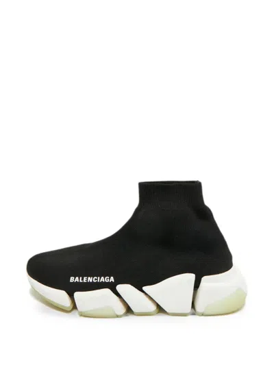 Pre-owned Balenciaga Speed Sneakers In Black