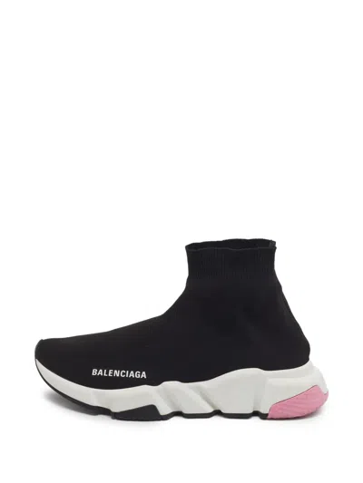 Pre-owned Balenciaga Speed Sneakers In Black