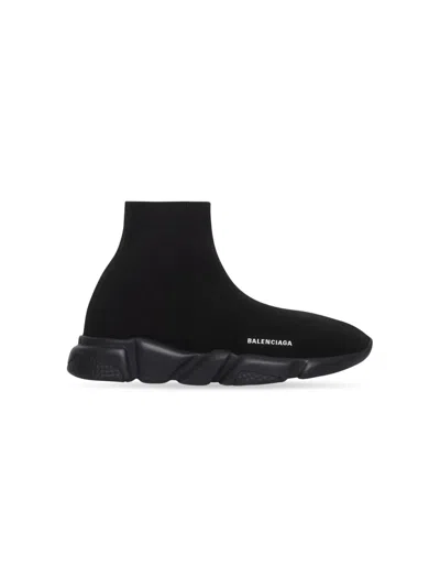 Balenciaga Black Kids' Speed High-top Knitted Trainers Eur 25 /7.5 Uk