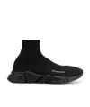 Balenciaga Sneakers Speed 2.0 In Maglia Riciclata Da Donna In Nero In Black