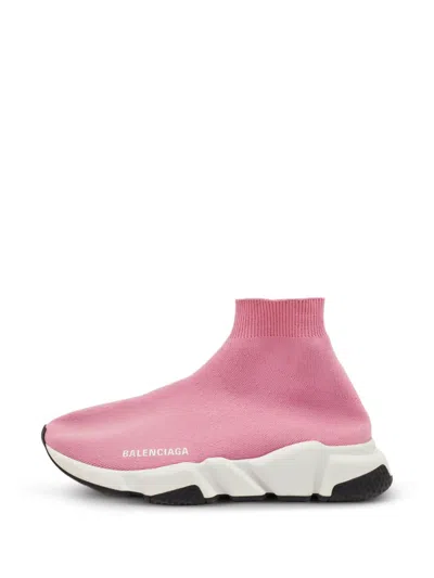 Pre-owned Balenciaga Speed Sneakers In Pink