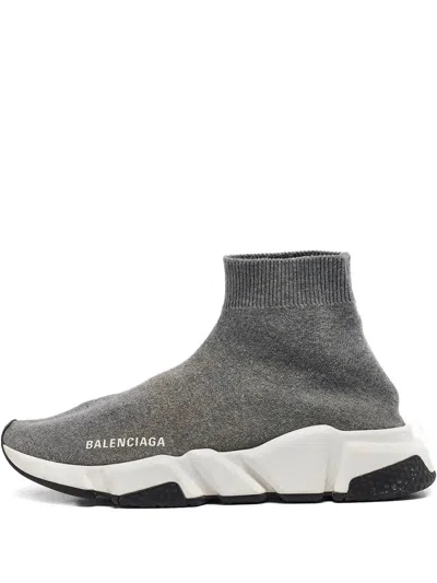 Pre-owned Balenciaga Speed Sock Knit Sneakers