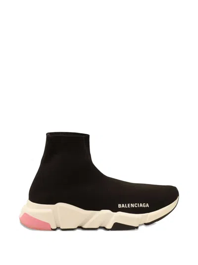 Pre-owned Balenciaga Speed Sock-style Sneakers In Black