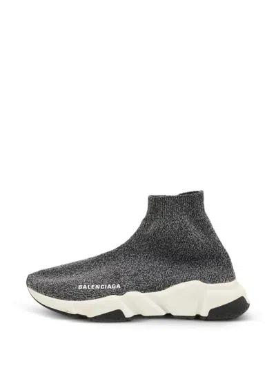 Pre-owned Balenciaga Speed Sock-style Sneakers In Black