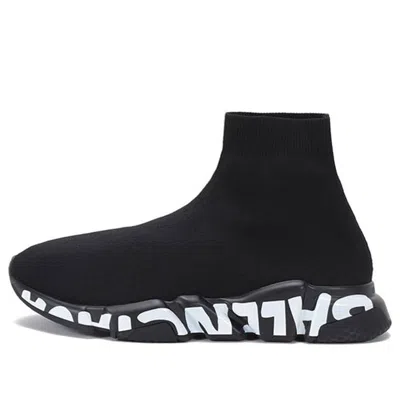 Balenciaga Speed Sports Shoes Black/white