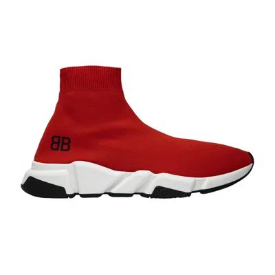 Pre-owned Balenciaga Speed Trainer Mid 'red' | Men's Size 43