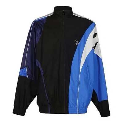 Balenciaga Split Tracksuit Jacket 'black Blue'