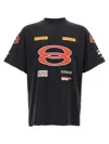 Balenciaga Black Crewneck Logo Oversize T-shirt