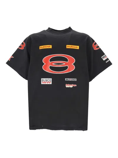 BALENCIAGA SPONSOR LOGOS T-SHIRT