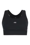 Balenciaga Racerback Activewear Sports Top In Black