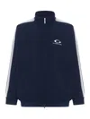 Balenciaga Loop Sports Icon Zip-up Track Jacket In Blue