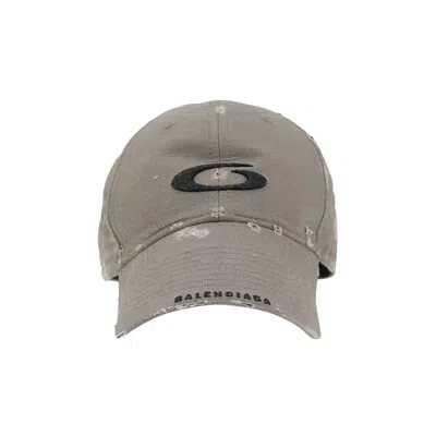 Pre-owned Balenciaga Sports Loop Icon Cargo Cap 'dark Beige/black' | Tan | Men's Size M