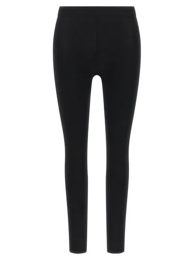 Balenciaga Sports Viscose Knit Leggings In Black