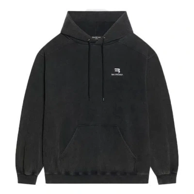 Balenciaga Sporty B Hoodie Medium Fit 'black'