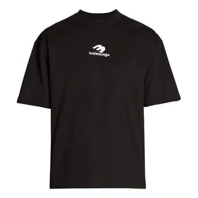 Balenciaga Sporty B Icon Short Sleeve T-shirt 'black'