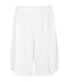 Balenciaga Sporty B Loose Sports Shorts In White