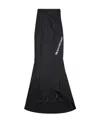 Balenciaga Sporty B Maxi Mermaid Skirt In Black