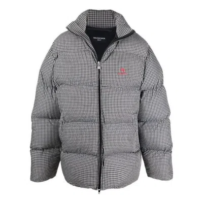 Balenciaga Sporty B Puffer Jacket 'black White'