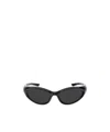 Balenciaga Sporty B Round Af Sunglasses In Black