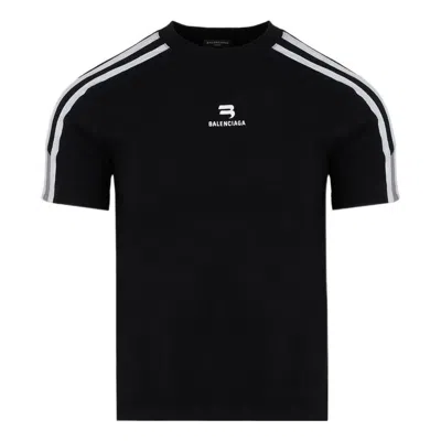 Balenciaga Sporty B Shrunk T-shirt 'black White'