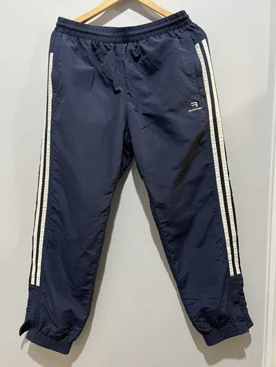 Pre-owned Balenciaga Sporty B Track Pants In Navy