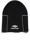Balenciaga Sporty Beanie Accessories In Black