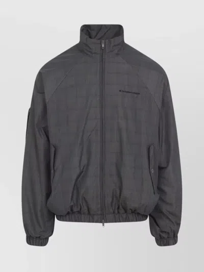 BALENCIAGA SPORTY JACKET WITH HIGH COLLAR AND POCKETS