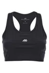 Balenciaga Activewear Sleeveless Top In Matt Nylon Blend In Black