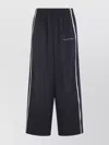 Balenciaga Sporty Trousers Featuring Side Stripes In Blue