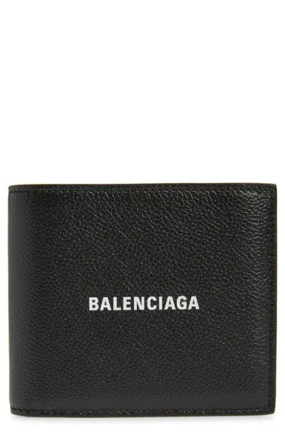 Balenciaga Square Billfold Wallet In Black