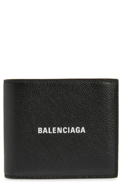Balenciaga Square Billfold Wallet In Black/white