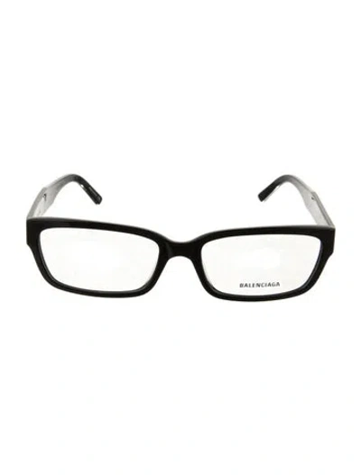 Pre-owned Balenciaga Square Eyeglasses In Black