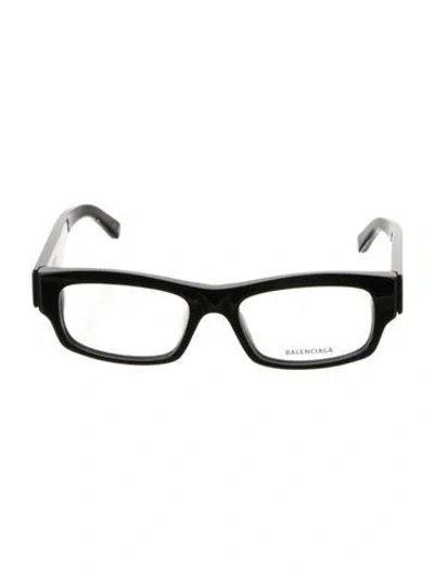 Pre-owned Balenciaga Square Eyeglasses In Black