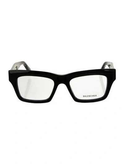 Pre-owned Balenciaga Square Eyeglasses In Black