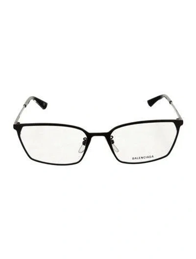 Pre-owned Balenciaga Square Eyeglasses In Black