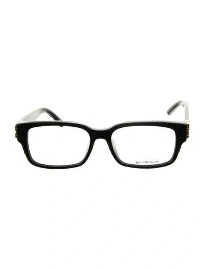 Pre-owned Balenciaga Square Eyeglasses In Black