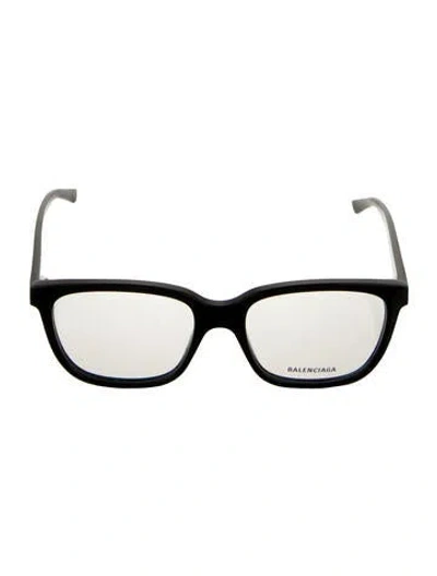 Pre-owned Balenciaga Square Eyeglasses In Black