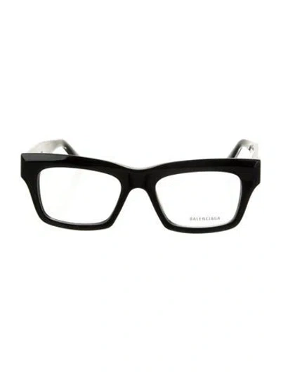 Pre-owned Balenciaga Square Eyeglasses In Black