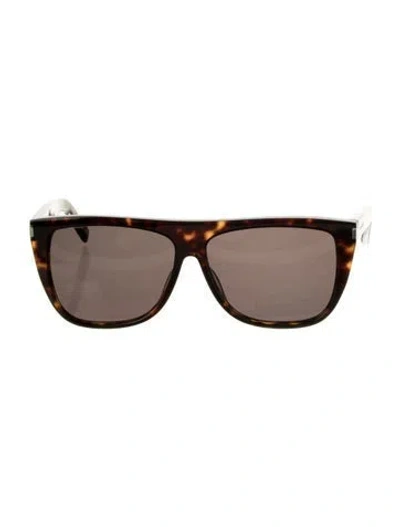 Pre-owned Balenciaga Square Eyeglasses In Burgundy