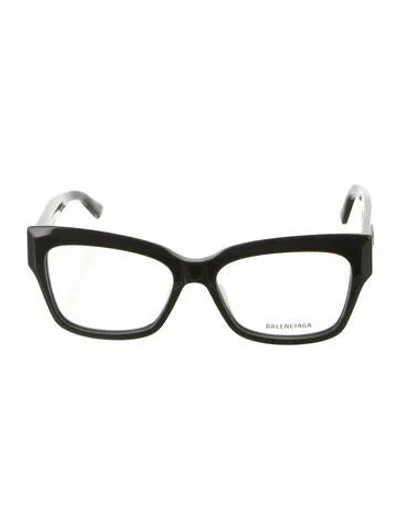 Pre-owned Balenciaga Square Eyeglasses In Gray