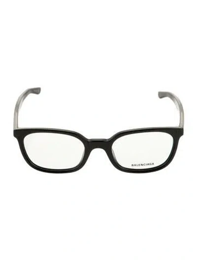Pre-owned Balenciaga Square Eyeglasses In Gray