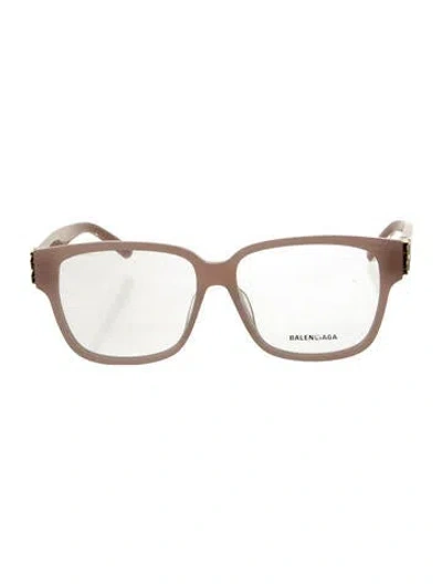 Pre-owned Balenciaga Square Eyeglasses In Pink