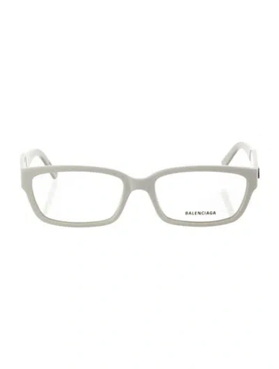 Pre-owned Balenciaga Square Eyeglasses In White