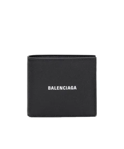 BALENCIAGA BALENCIAGA LOGO PRINT BIFOLD WALLET