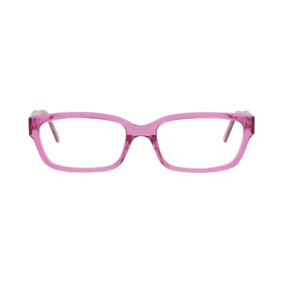 Pre-owned Balenciaga Square-frame Acetate Optical Frames 'pink Transparent' | Multi-color | Women's Size Onesi