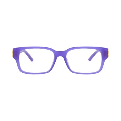 Pre-owned Balenciaga Square-frame Acetate Optical Frames 'violet Gold Transparent' | Multi-color | Women's Siz