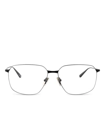 Balenciaga Bb0414o Glasses In Black-black-transparent